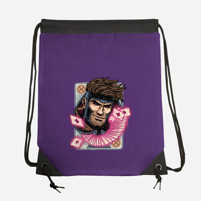 The House Always Wins-None-Drawstring-Bag-glitchygorilla