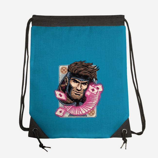 The House Always Wins-None-Drawstring-Bag-glitchygorilla