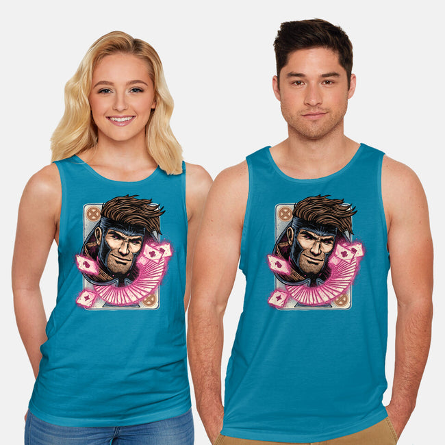 The House Always Wins-Unisex-Basic-Tank-glitchygorilla