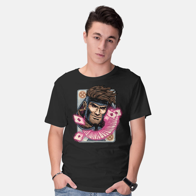 The House Always Wins-Mens-Basic-Tee-glitchygorilla