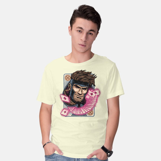The House Always Wins-Mens-Basic-Tee-glitchygorilla