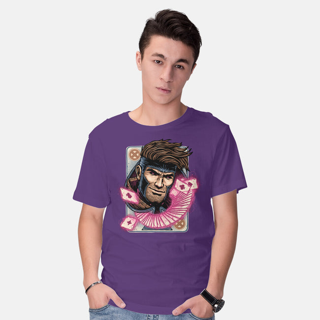 The House Always Wins-Mens-Basic-Tee-glitchygorilla