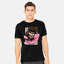 The House Always Wins-Mens-Heavyweight-Tee-glitchygorilla