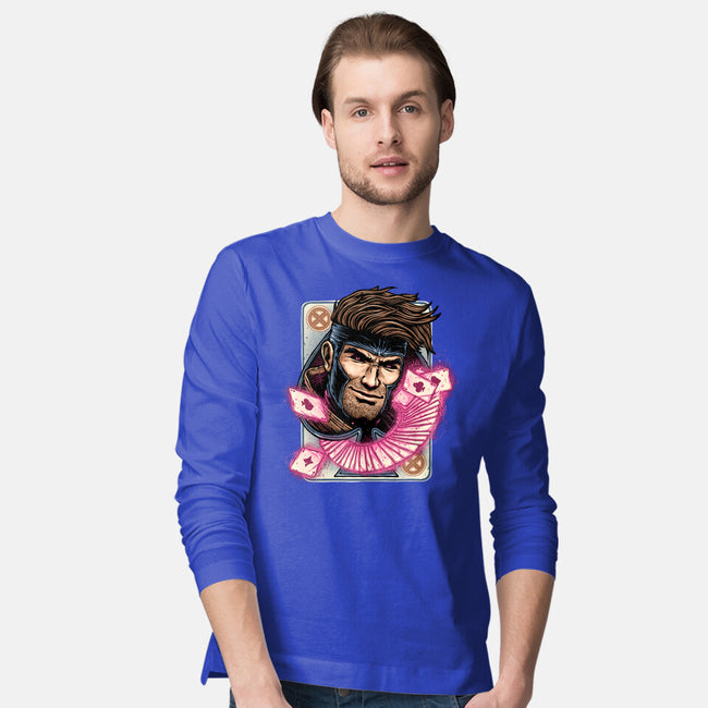The House Always Wins-Mens-Long Sleeved-Tee-glitchygorilla