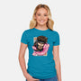 The House Always Wins-Womens-Fitted-Tee-glitchygorilla
