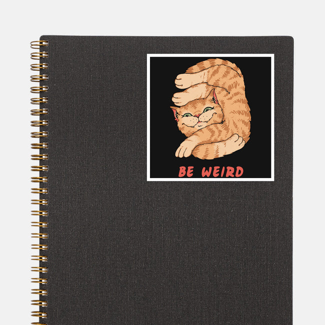 Weird Meowster Cat-None-Glossy-Sticker-vp021