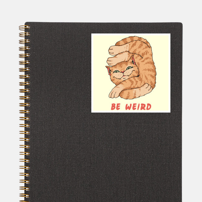 Weird Meowster Cat-None-Glossy-Sticker-vp021