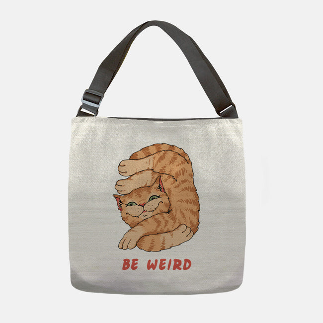 Weird Meowster Cat-None-Adjustable Tote-Bag-vp021