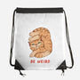 Weird Meowster Cat-None-Drawstring-Bag-vp021