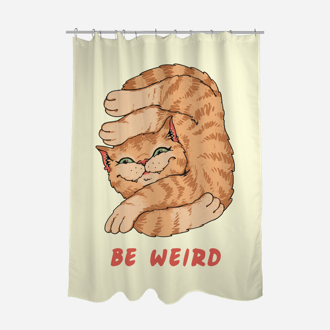 Weird Meowster Cat-None-Polyester-Shower Curtain-vp021