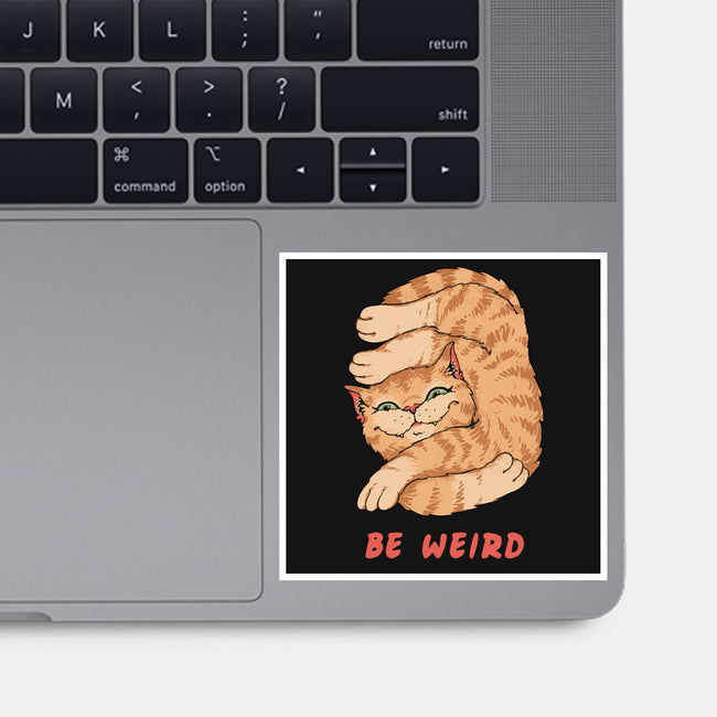Weird Meowster Cat-None-Glossy-Sticker-vp021