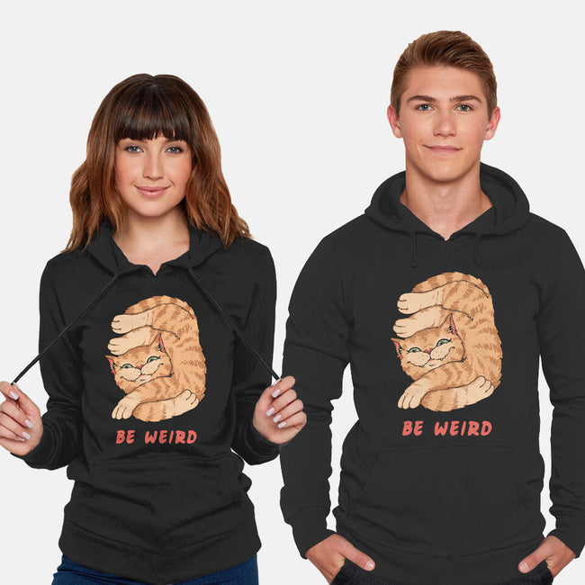 Weird Meowster Cat-Unisex-Pullover-Sweatshirt-vp021