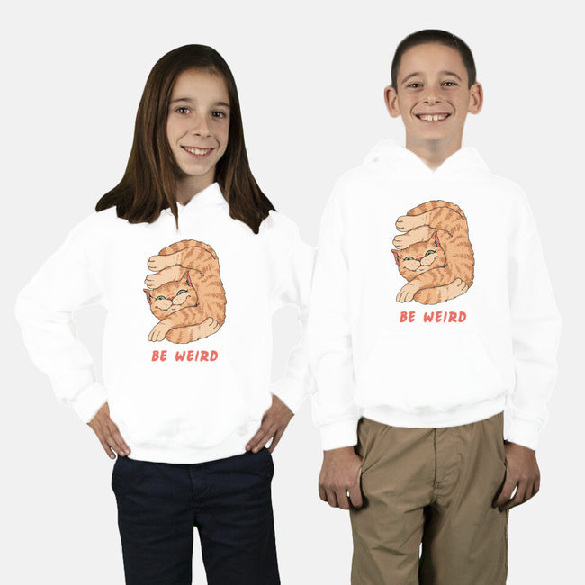 Weird Meowster Cat-Youth-Pullover-Sweatshirt-vp021