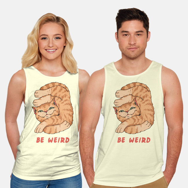 Weird Meowster Cat-Unisex-Basic-Tank-vp021