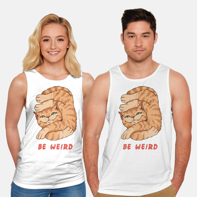 Weird Meowster Cat-Unisex-Basic-Tank-vp021
