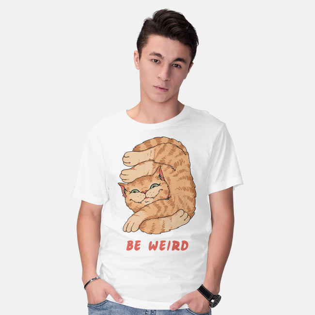 Weird Meowster Cat-Mens-Basic-Tee-vp021