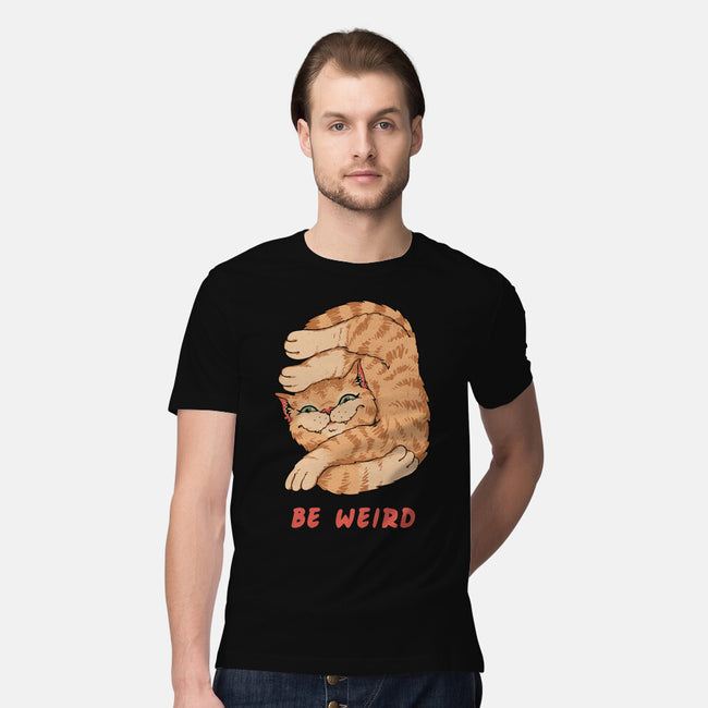 Weird Meowster Cat-Mens-Premium-Tee-vp021
