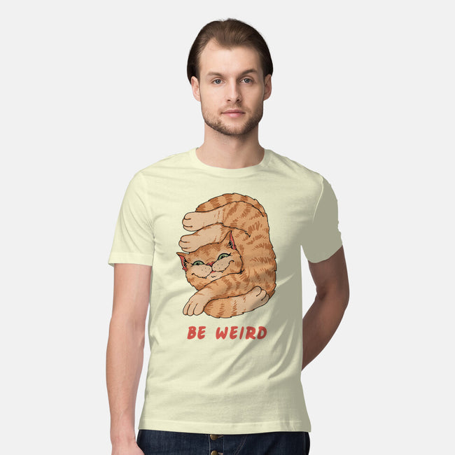 Weird Meowster Cat-Mens-Premium-Tee-vp021