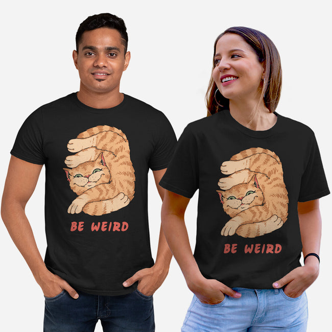 Weird Meowster Cat-Unisex-Basic-Tee-vp021