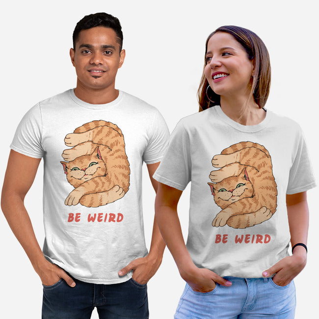 Weird Meowster Cat-Unisex-Basic-Tee-vp021
