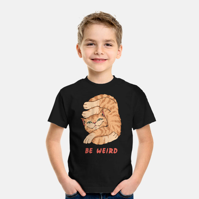 Weird Meowster Cat-Youth-Basic-Tee-vp021