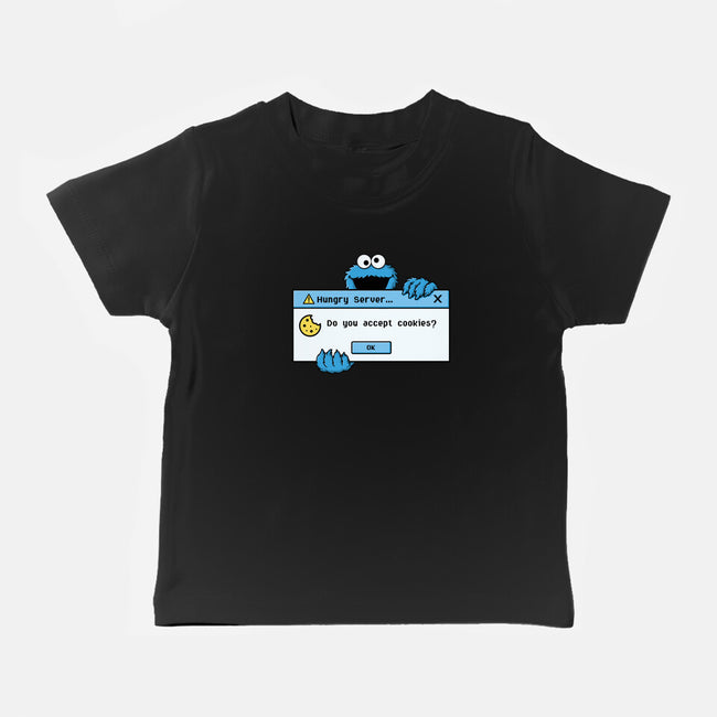 Hungry Server-Baby-Basic-Tee-Eoli Studio