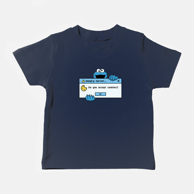 Hungry Server-Baby-Basic-Tee-Eoli Studio