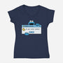Hungry Server-Womens-V-Neck-Tee-Eoli Studio
