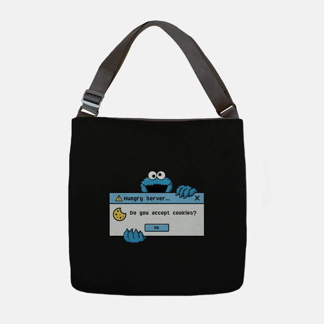 Hungry Server-None-Adjustable Tote-Bag-Eoli Studio