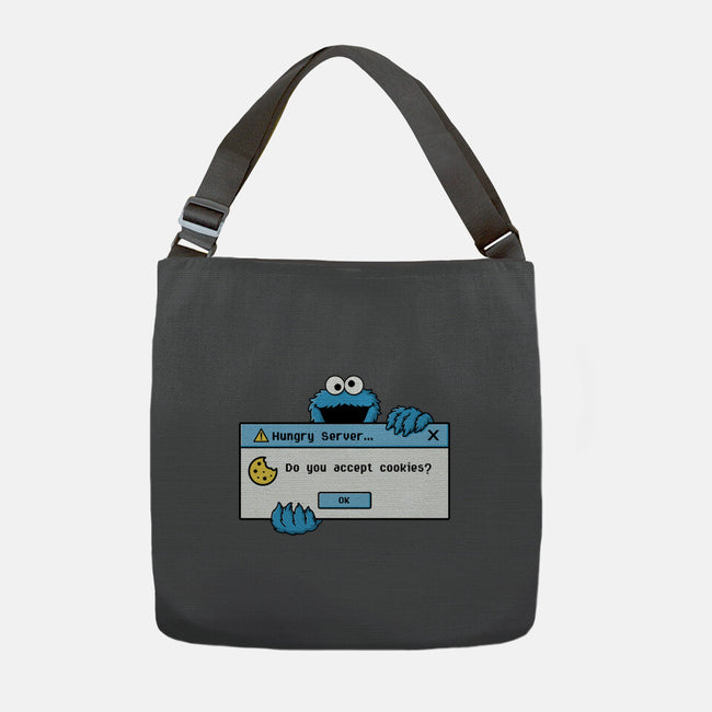 Hungry Server-None-Adjustable Tote-Bag-Eoli Studio