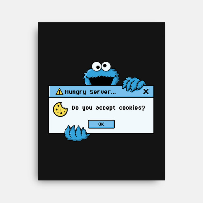 Hungry Server-None-Stretched-Canvas-Eoli Studio