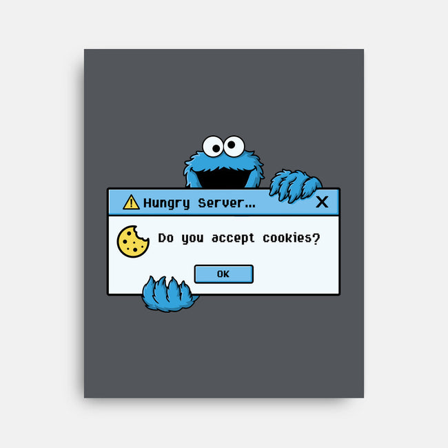 Hungry Server-None-Stretched-Canvas-Eoli Studio