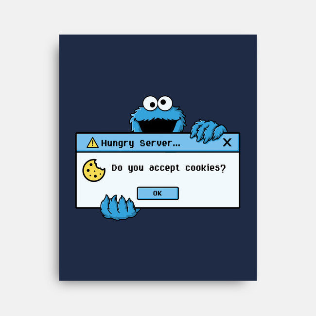 Hungry Server-None-Stretched-Canvas-Eoli Studio