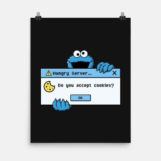 Hungry Server-None-Matte-Poster-Eoli Studio