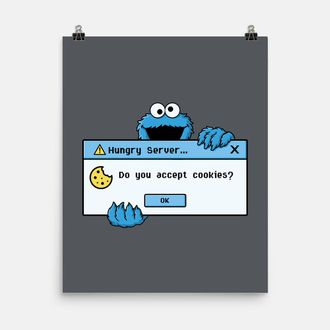 Hungry Server-None-Matte-Poster-Eoli Studio
