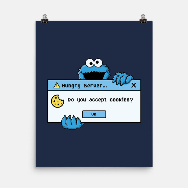 Hungry Server-None-Matte-Poster-Eoli Studio