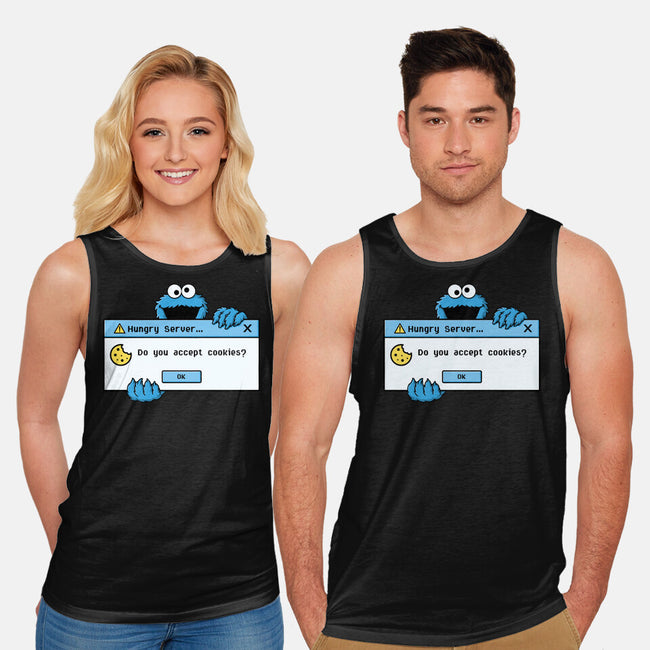 Hungry Server-Unisex-Basic-Tank-Eoli Studio