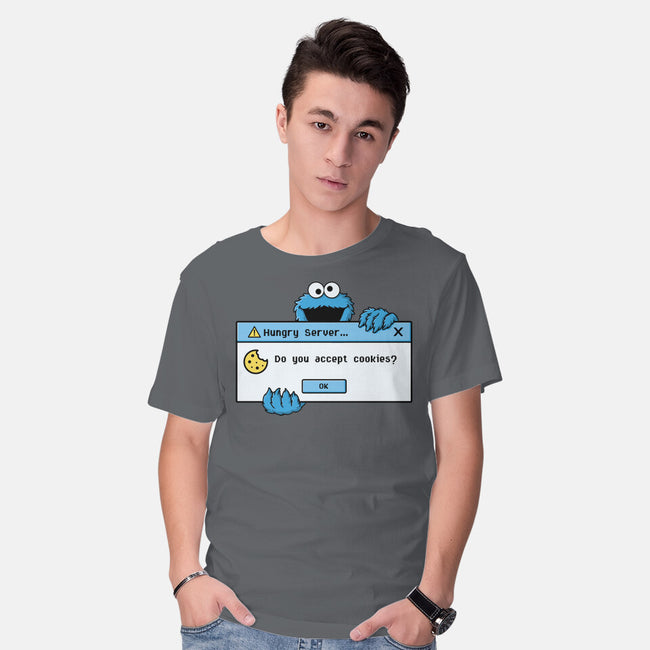 Hungry Server-Mens-Basic-Tee-Eoli Studio