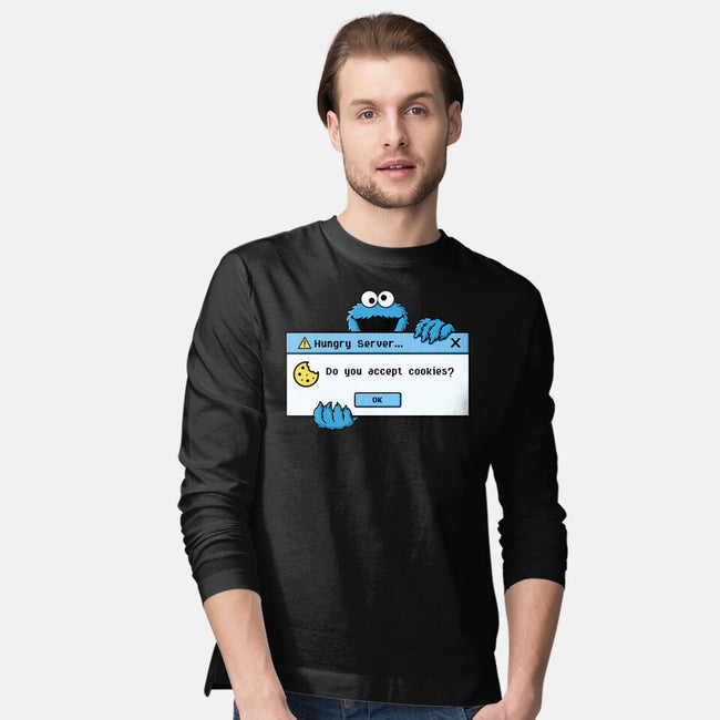 Hungry Server-Mens-Long Sleeved-Tee-Eoli Studio