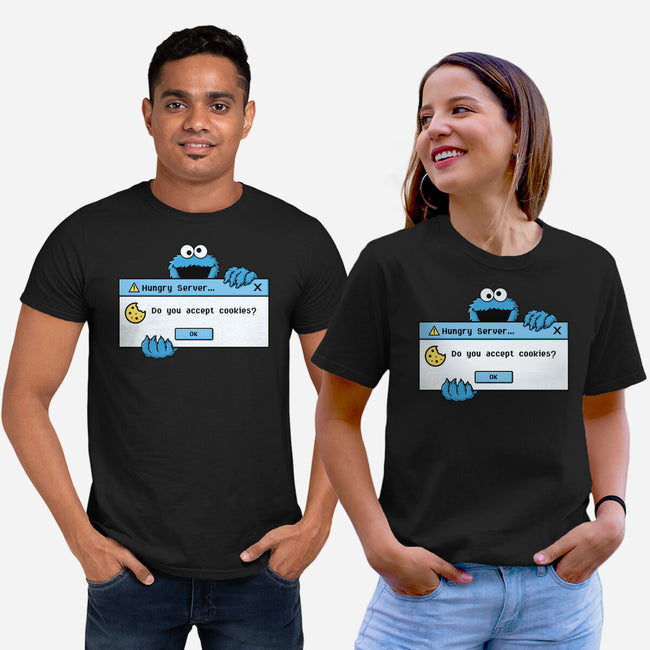 Hungry Server-Unisex-Basic-Tee-Eoli Studio