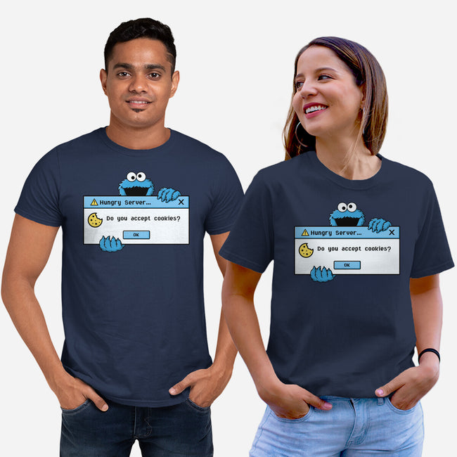 Hungry Server-Unisex-Basic-Tee-Eoli Studio