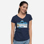 Hungry Server-Womens-V-Neck-Tee-Eoli Studio