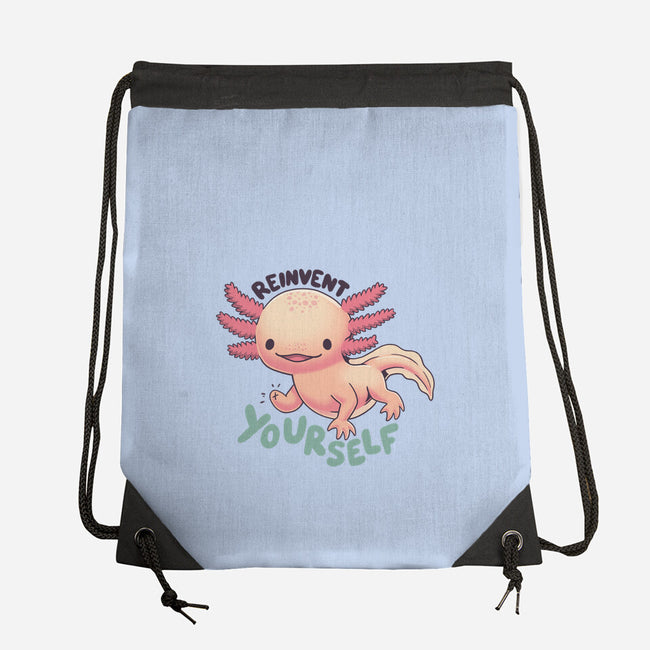 Reinvent Yourself-None-Drawstring-Bag-Geekydog