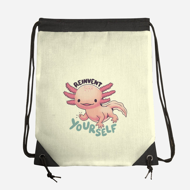 Reinvent Yourself-None-Drawstring-Bag-Geekydog