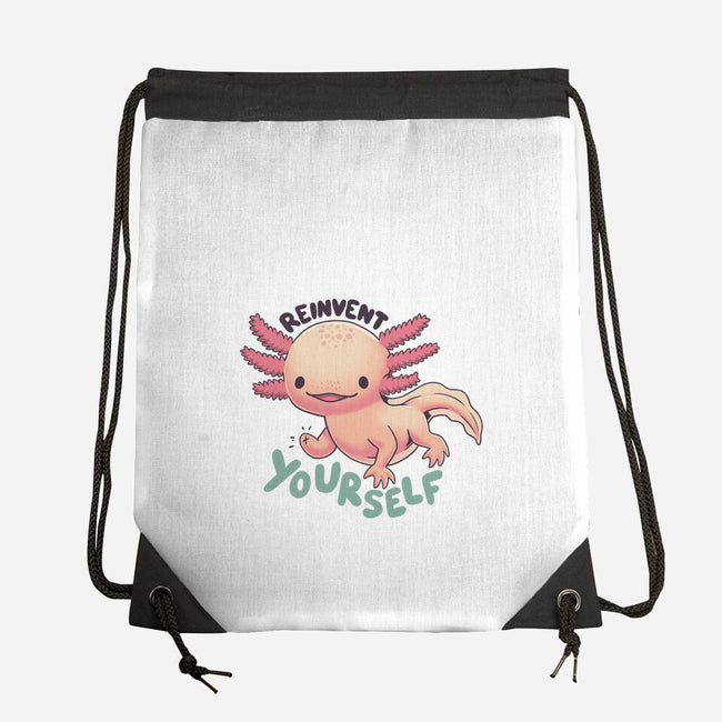 Reinvent Yourself-None-Drawstring-Bag-Geekydog