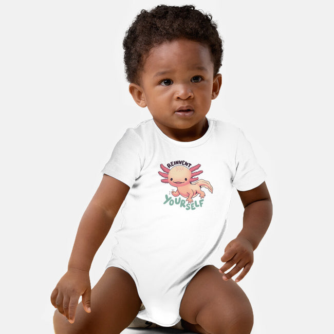 Reinvent Yourself-Baby-Basic-Onesie-Geekydog