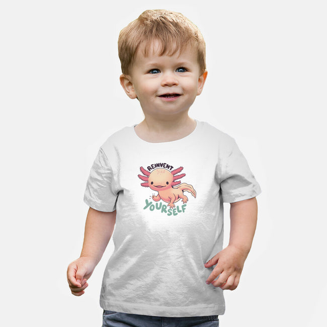 Reinvent Yourself-Baby-Basic-Tee-Geekydog
