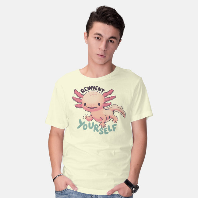 Reinvent Yourself-Mens-Basic-Tee-Geekydog