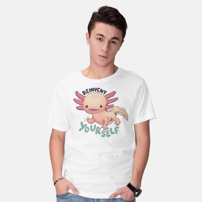 Reinvent Yourself-Mens-Basic-Tee-Geekydog