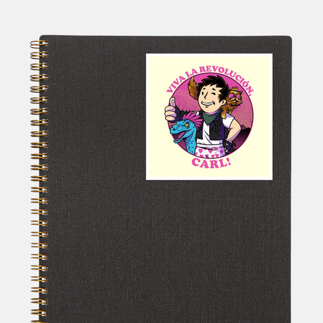 Viva La Revolucion Carl-None-Glossy-Sticker-joerawks
